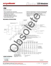 PB-8-C Datasheet Cover