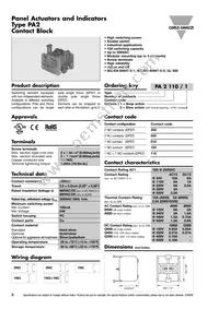 PB22SIE0R Datasheet Page 3