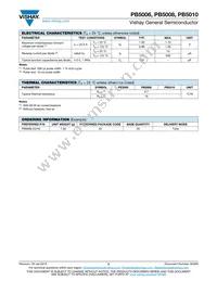 PB5008-E3/45 Datasheet Page 2