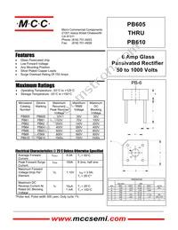 PB68-BP Datasheet Cover