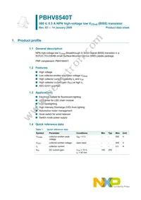 PBHV8540T Datasheet Page 2