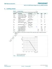 PBHV8540T Datasheet Page 4