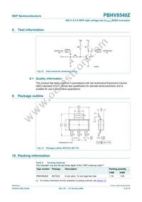 PBHV8540Z Datasheet Page 9