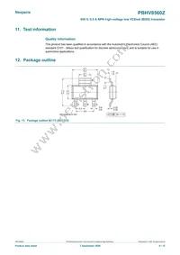 PBHV8560ZX Datasheet Page 8