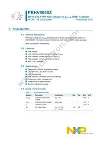 PBHV9040Z/ZLX Datasheet Page 2