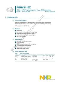 PBHV9115Z Datasheet Page 2