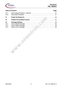 PBL38620/2SOA Datasheet Page 5