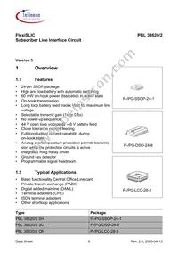 PBL38620/2SOA Datasheet Page 8