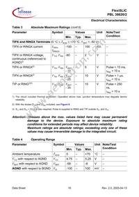 PBL38620/2SOA Datasheet Page 16