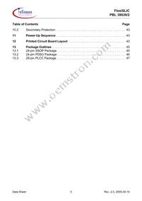 PBL38630/2SOA Datasheet Page 5
