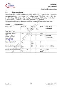 PBL38640/2SOT Datasheet Page 17