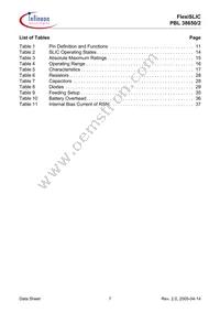 PBL38650/2QNT Datasheet Page 7