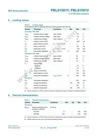 PBLS1501Y Datasheet Page 4
