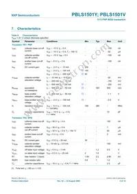 PBLS1501Y Datasheet Page 5