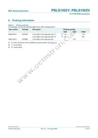 PBLS1502V Datasheet Page 12