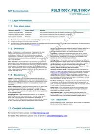 PBLS1503V Datasheet Page 14