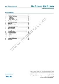 PBLS1503V Datasheet Page 15