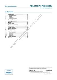 PBLS1504V Datasheet Page 15