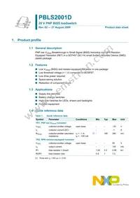 PBLS2001D Datasheet Page 2