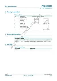 PBLS2001S Datasheet Page 3