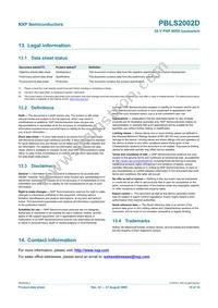 PBLS2002D Datasheet Page 16