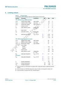 PBLS2002S Datasheet Page 4