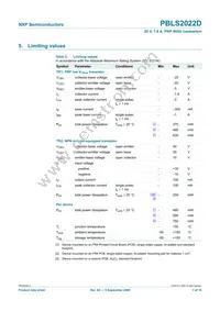 PBLS2022D Datasheet Page 4