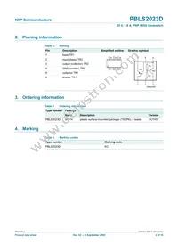 PBLS2023D Datasheet Page 3