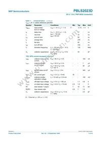 PBLS2023D Datasheet Page 8