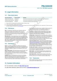 PBLS2023D Datasheet Page 16