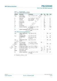 PBLS2024D Datasheet Page 8