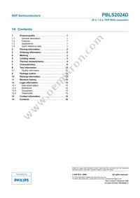 PBLS2024D Datasheet Page 17