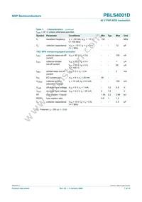 PBLS4001D Datasheet Page 8