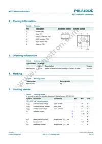 PBLS4002D Datasheet Page 3