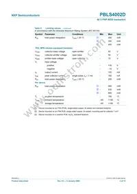 PBLS4002D Datasheet Page 4