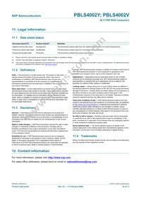 PBLS4002V Datasheet Page 11