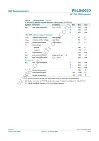 PBLS4003D Datasheet Page 4