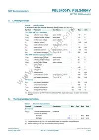 PBLS4004V Datasheet Page 4