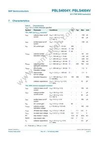 PBLS4004V Datasheet Page 5