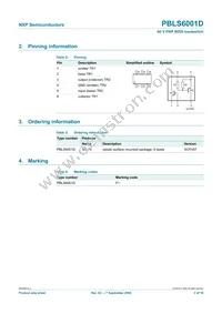 PBLS6001D Datasheet Page 3