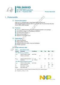 PBLS6005D Datasheet Page 2