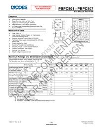 PBPC807 Datasheet Cover