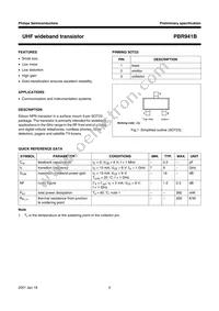 PBR941B Datasheet Page 2