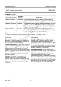 PBR941B Datasheet Page 12