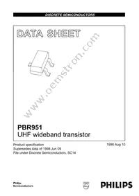 PBR951 Datasheet Cover