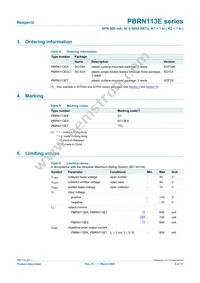 PBRN113ES Datasheet Page 3