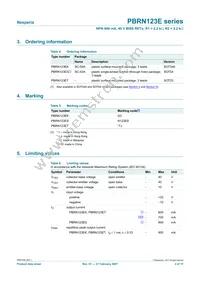 PBRN123ES Datasheet Page 3