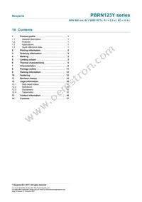 PBRN123YS Datasheet Page 17