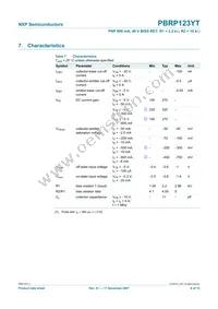 PBRP123YT Datasheet Page 7