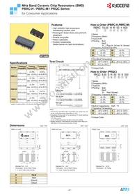 PBRV20.00HR50Y000 Datasheet Page 4